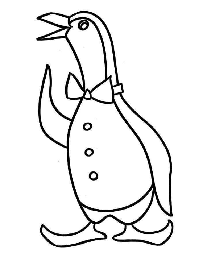 Penguin Coloring Book Pages