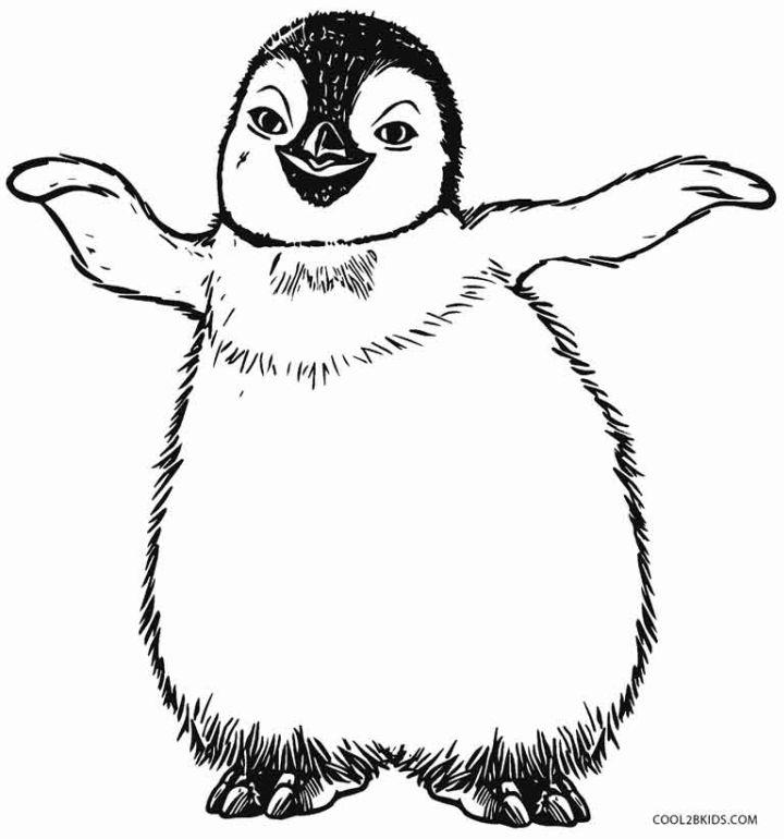 Penguin Coloring Pages, Tracer Pages, and Posters