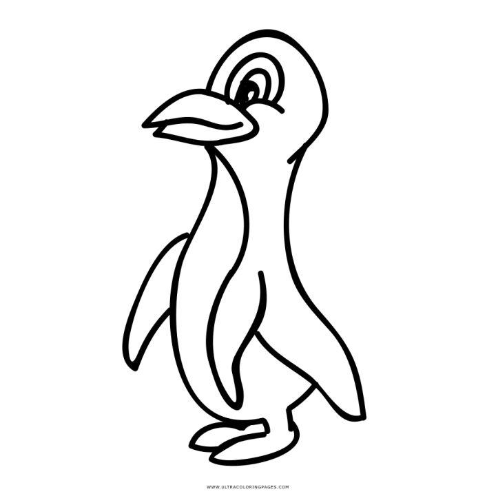 Penguin Coloring Pages for Little Ones