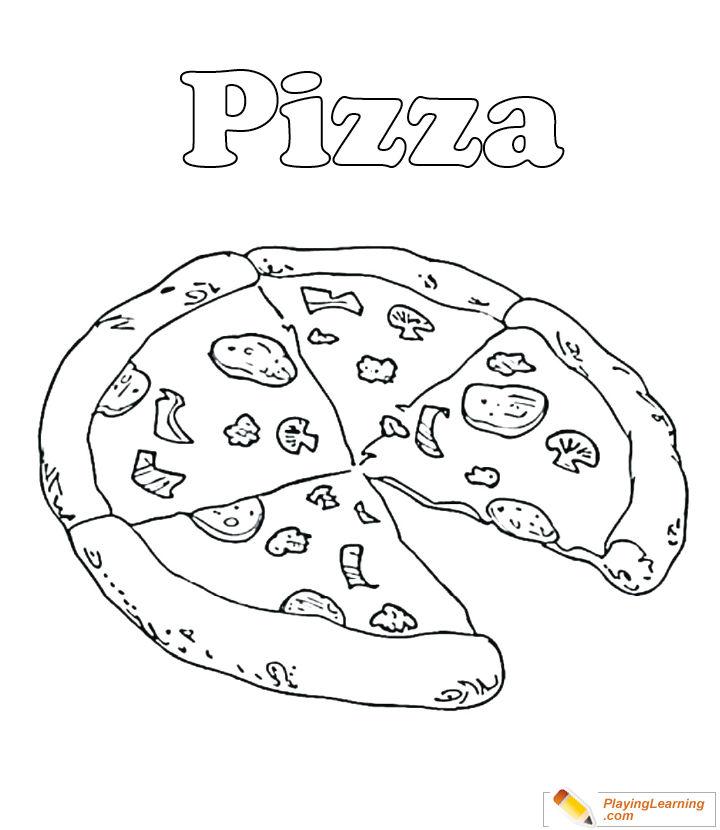 Pizza Coloring Pages Pictures