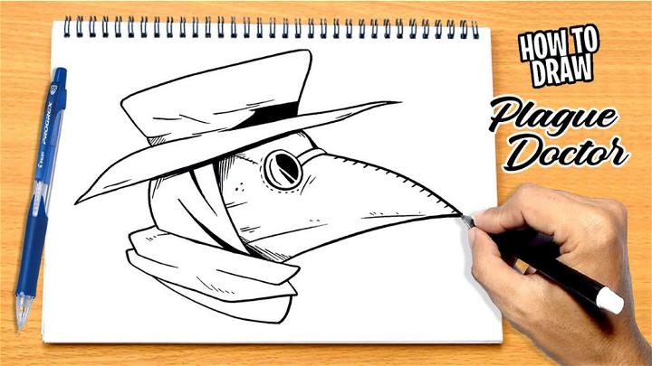 Plague Doctor Mask Drawing