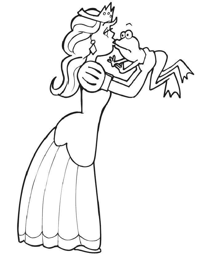 Princess and the Frog Coloring Pages to Print