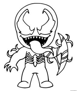 25 Free Venom Coloring Pages for Kids and Adults