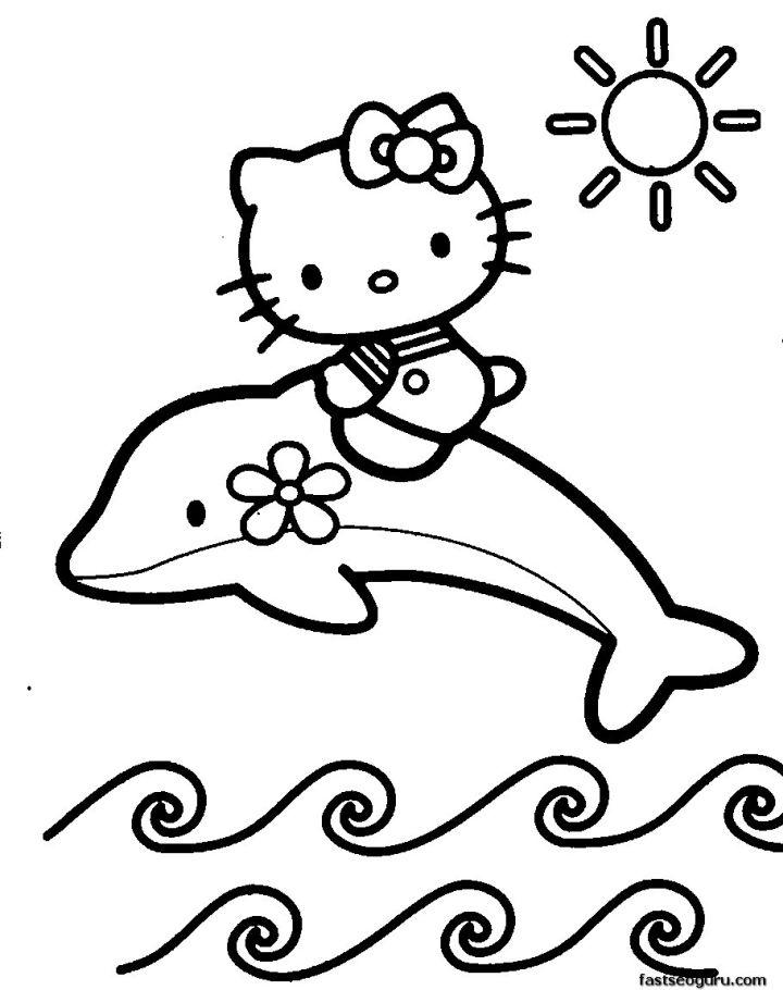 Printable Dolphin Pictures to Color