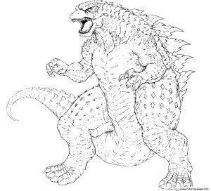 25 Free Godzilla Coloring Pages for Kids and Adults