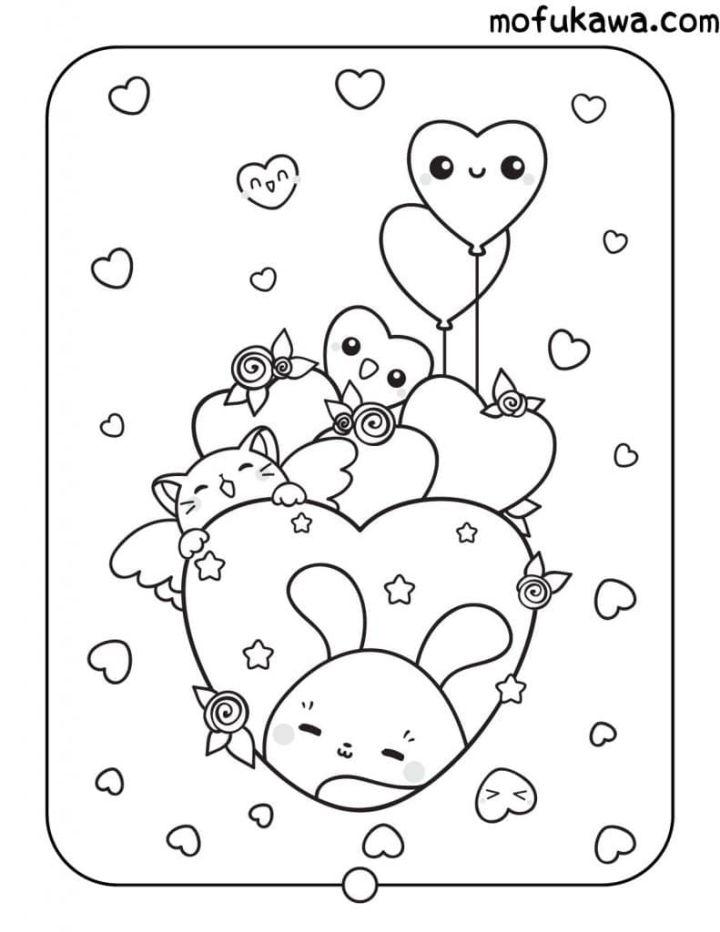 Printable Kawaii Coloring Pages