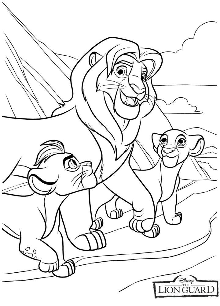 Printable Lion Guard Coloring Pages