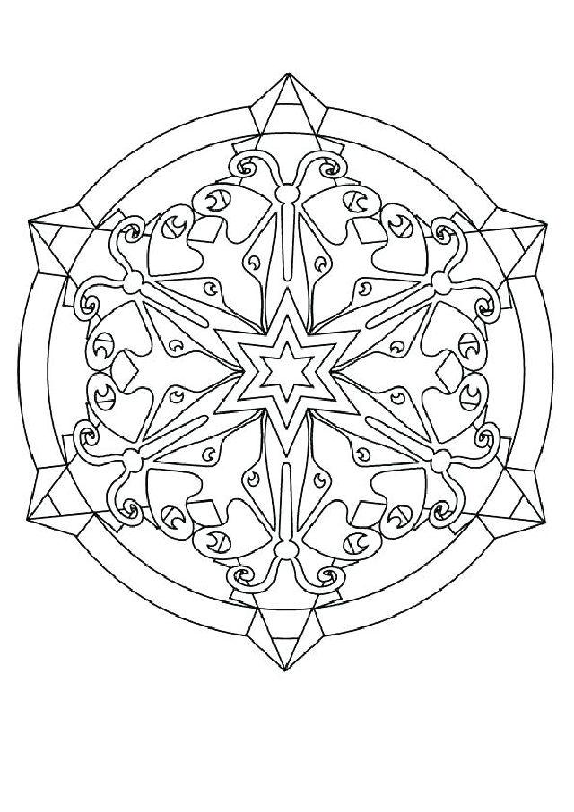 Printable Snowflake Coloring Pages for Kids