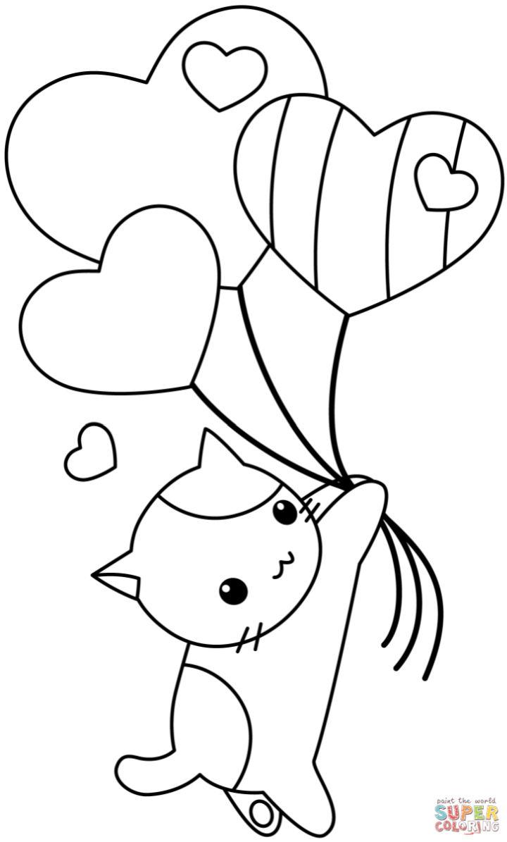 Printable St Valentines Day Coloring Pages