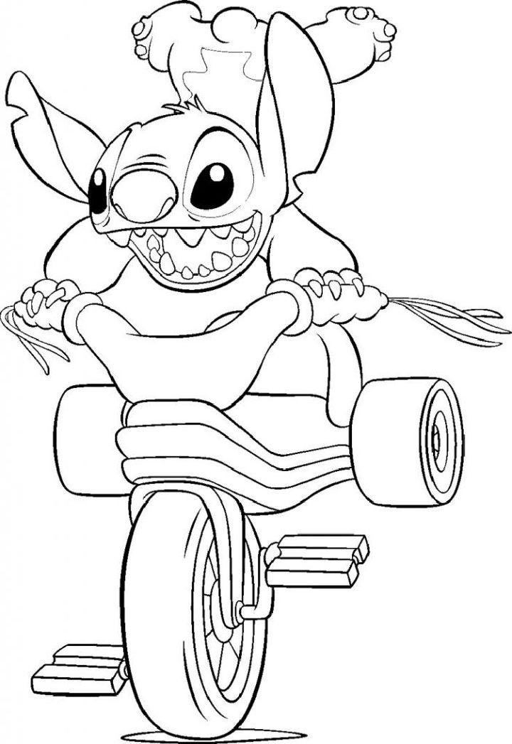 Printable Stitch Coloring Pages for Kids