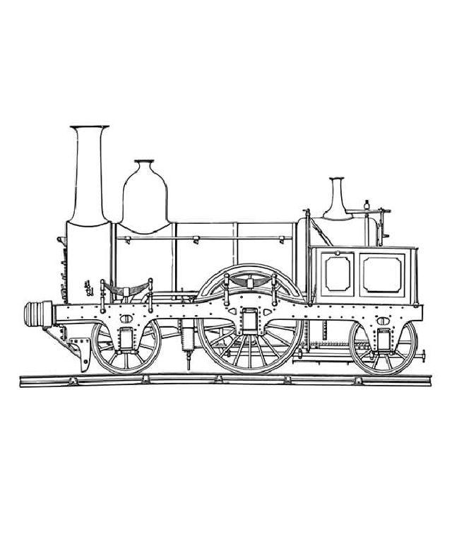 Printable Train Coloring Pages for Kids