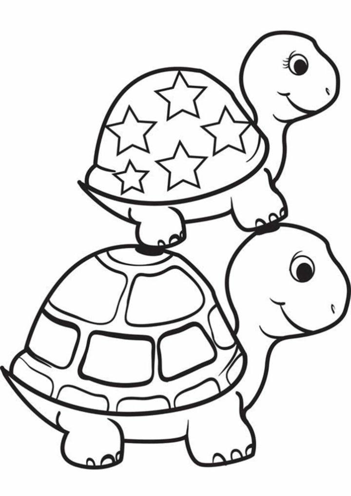 Printable Turtle Coloring Sheets