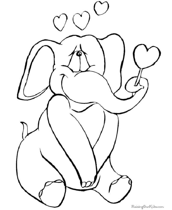 Printable Valentine Coloring Pages for Prek