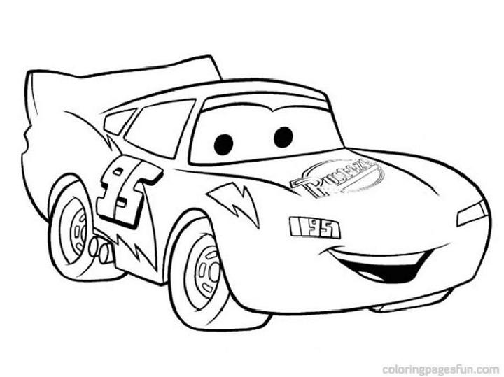 Race Car Coloring Pages PDF
