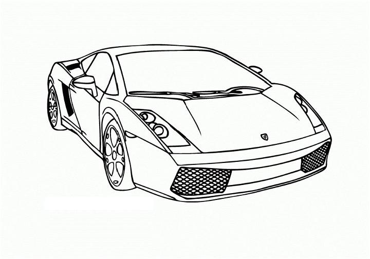 Race Car Coloring Pages to Color