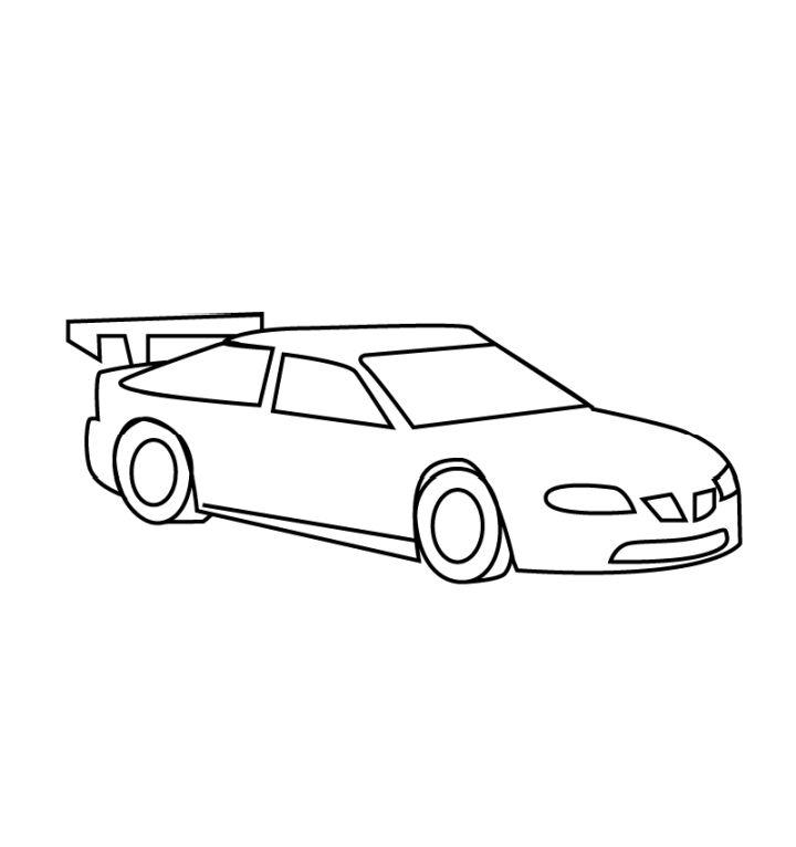 Racing Car Coloring Page Pictures