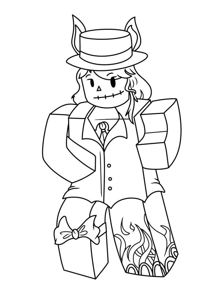 Roblox Coloring Book Pages for Toddlers