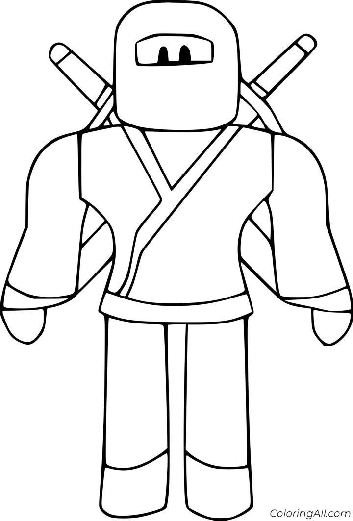 Roblox Coloring Pages Printable Roblox Coloring Pages Printable