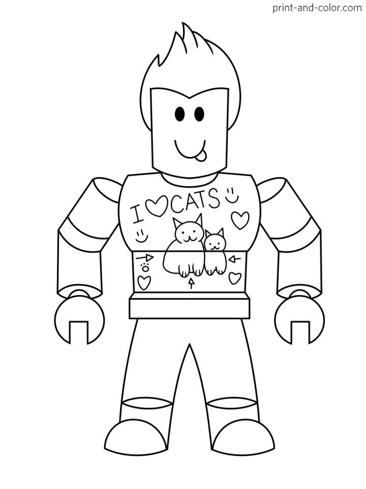 Roblox Pictures to Print and Color
