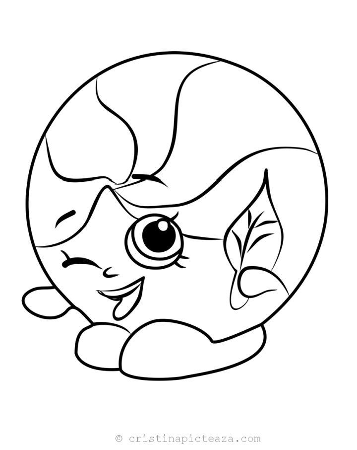 Shopkin Coloring Pages for Little Ones