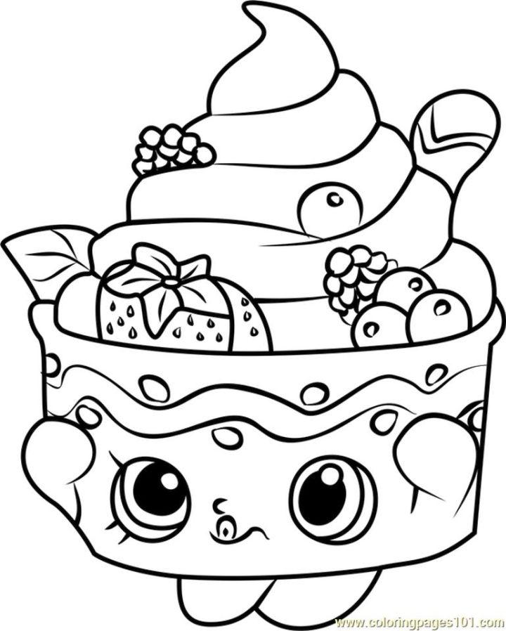 25 Free Shopkins Coloring Pages for Kids and Adults