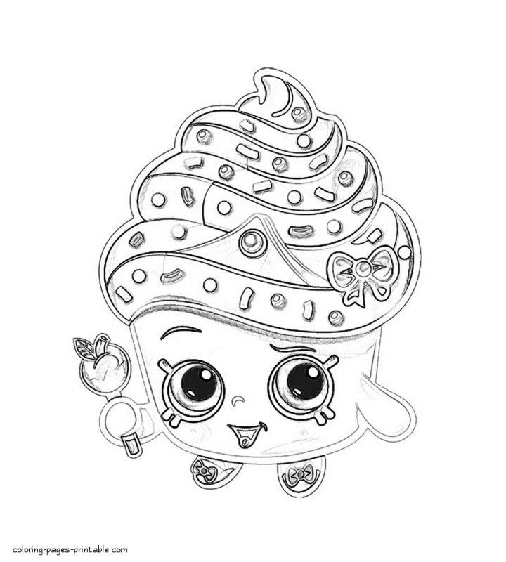Shopkins Coloring Pages for Kids