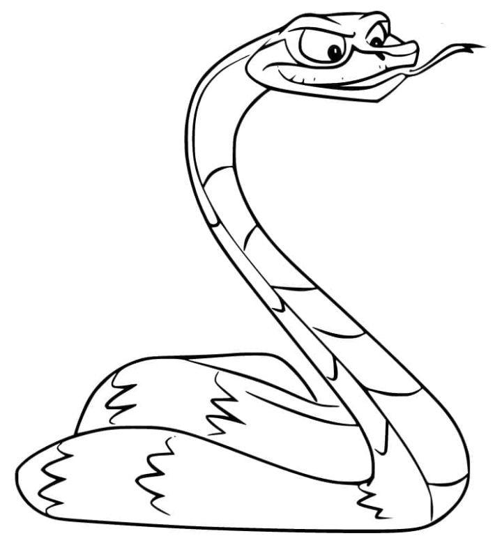 Snake from the Lion Guard Coloring Pictures