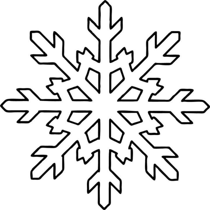 Snowflake Pictures to Color