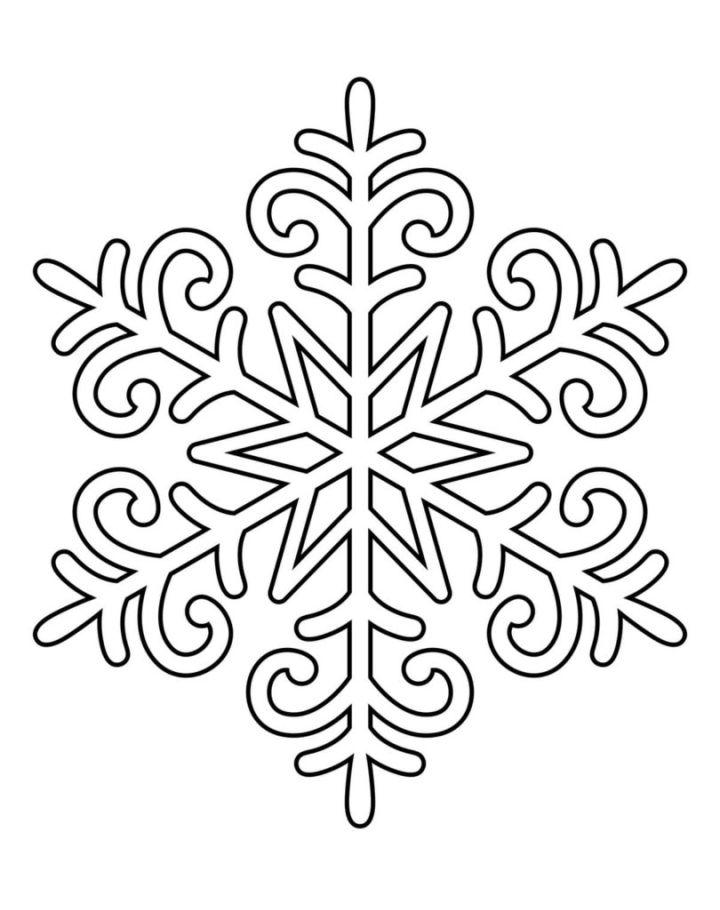 Snowflakes Coloring Book Pages