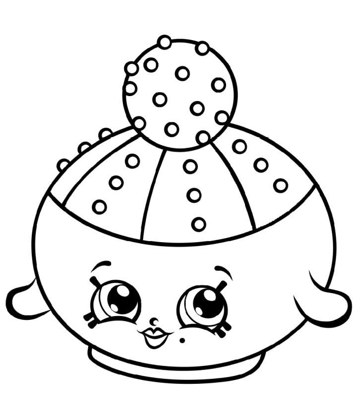 Sparkly Spritz Shopkin Coloring Pages