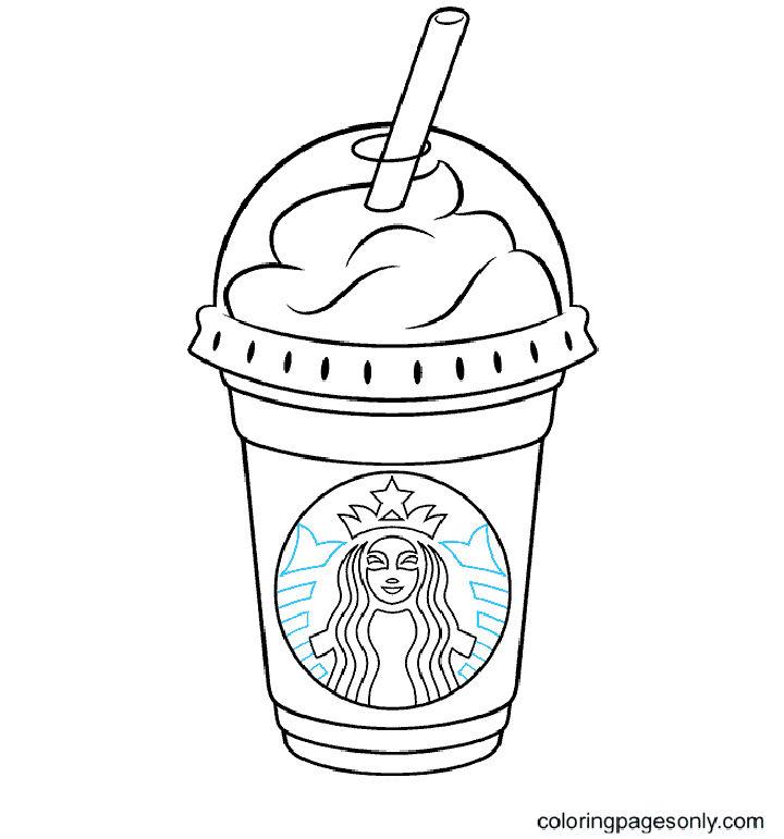 Starbucks Frappuccino Coloring Pages