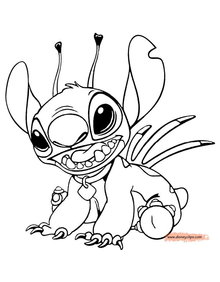 Stitch Coloring Pages, Tracer Pages, and Posters