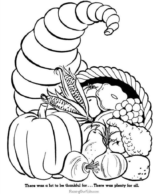 Thanksgiving Coloring Sheets for Teens