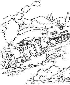 25 Free Train Coloring Pages for Kids and Adults - Blitsy