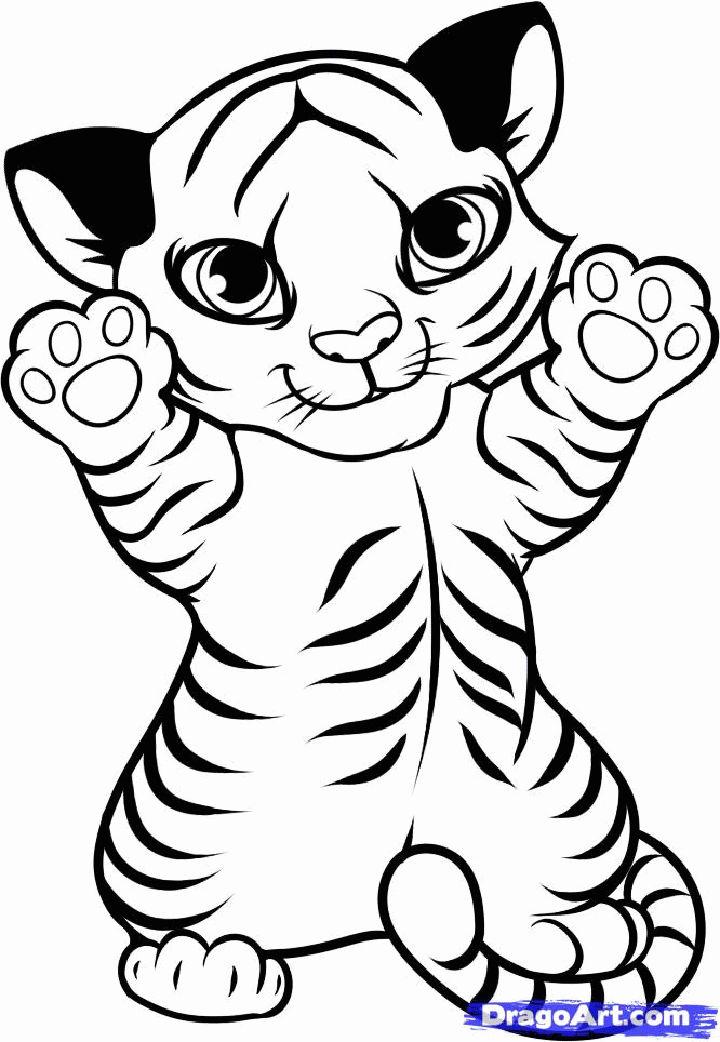Tiger Cubs Coloring Pages and Printables