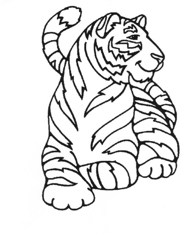 Tigers Coloring Pages for Kids