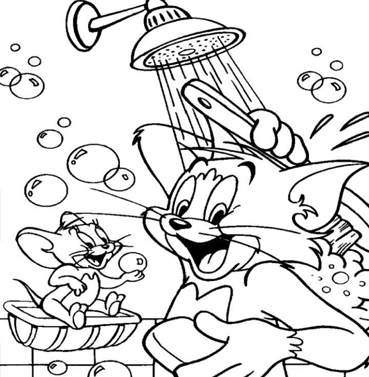 Tom and Jerry Coloring Pages and Activities