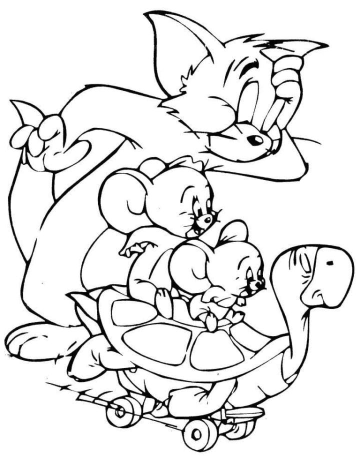 Tom and Jerry Pictures for Coloring Page