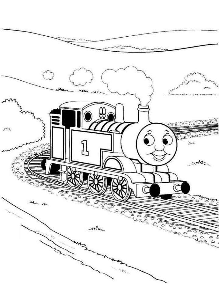 Train Coloring Pages to Print
