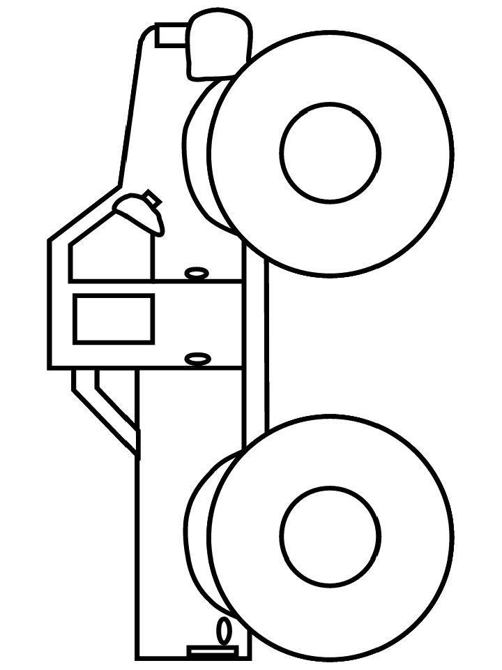 Trucks Coloring Pages for Preschool