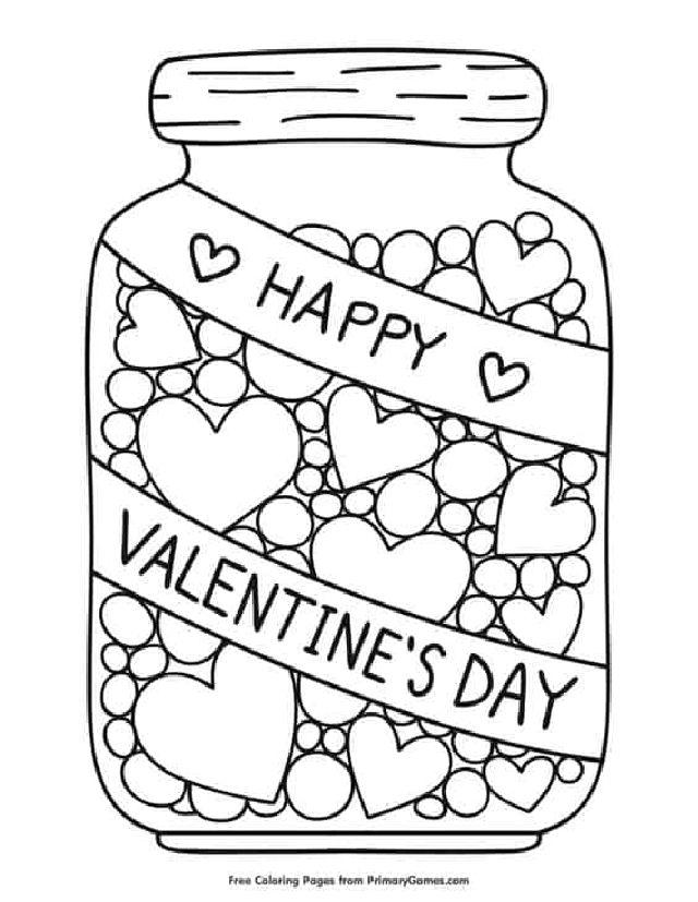 Valentines Coloring Pages and Printables