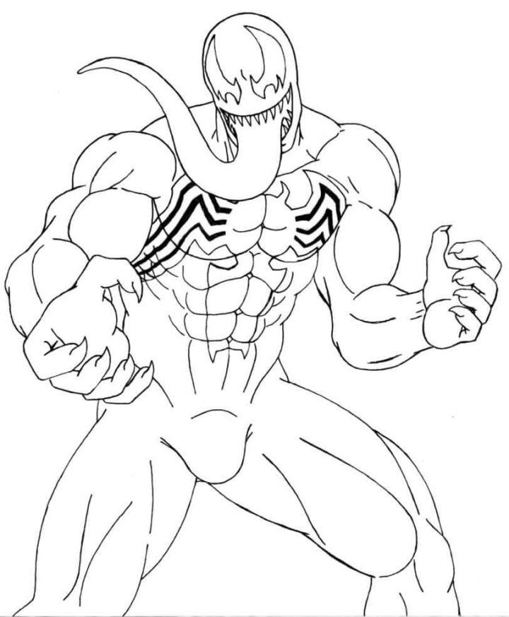 Venom Coloring Pages to Print