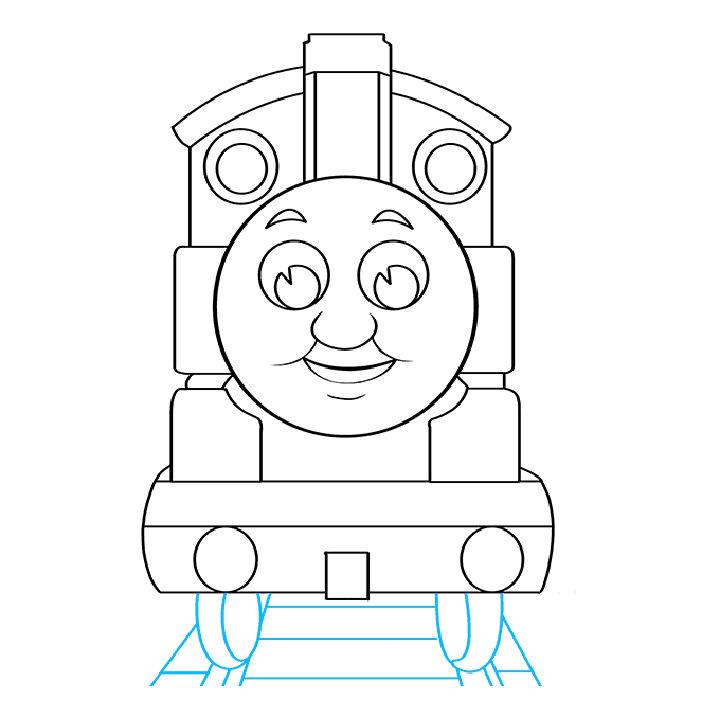 Wonderful Thomas the Train Drawing