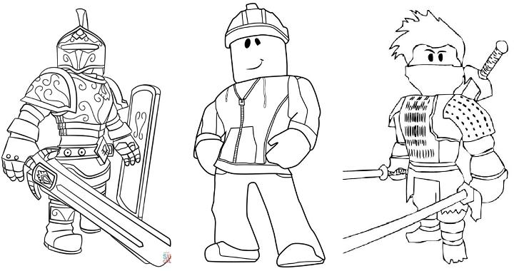 easy and free roblox coloring pages for kids and adults