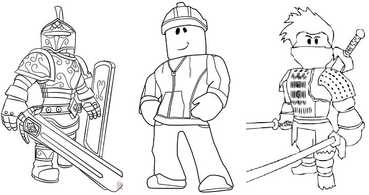 Noob Roblox Coloring Pages Fun and Free Printable Sheets