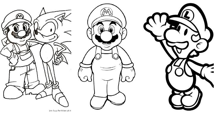 20 Easy and Free Mario Coloring Pages for Kids and Adults - Cute Mario Coloring Pictures and Sheets Printable