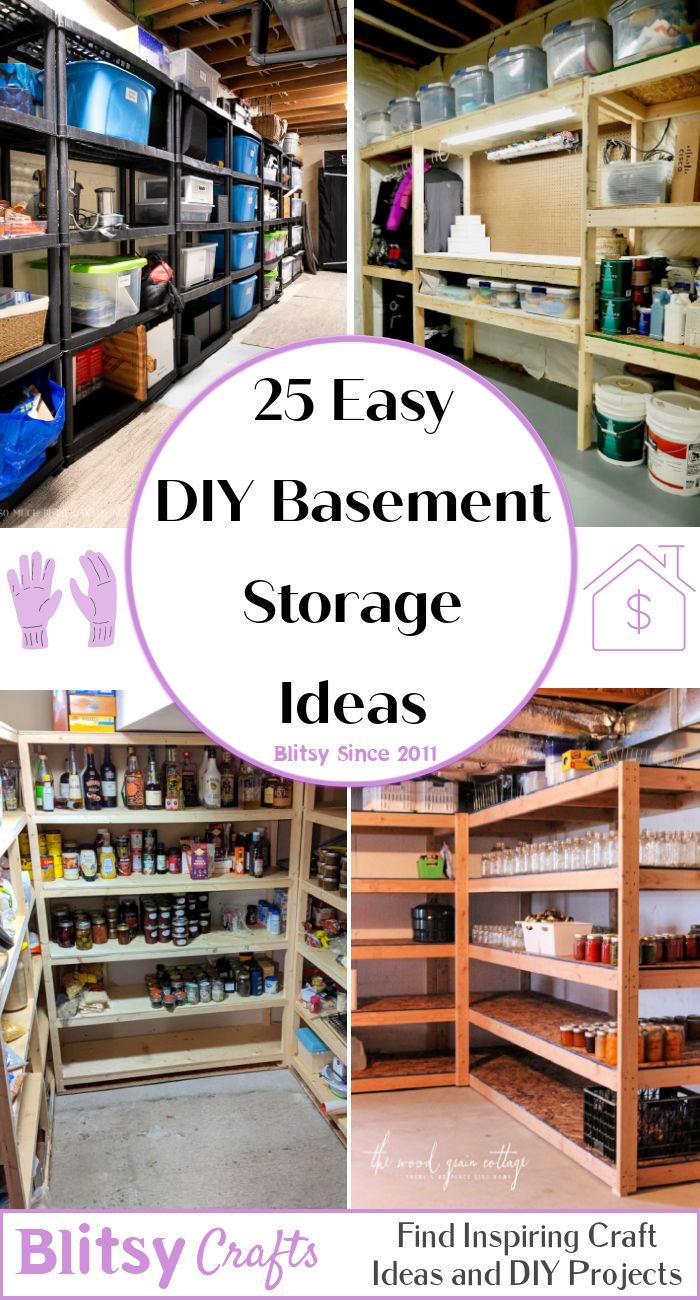 Easy DIY Basement Storage Ideas