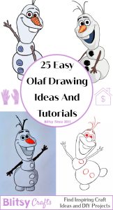 25 Easy Olaf Drawing Ideas - How to Draw Olaf