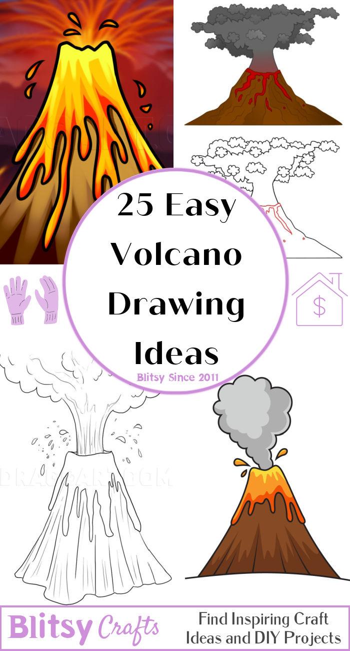 Volcano Drawing Images  Browse 35731 Stock Photos Vectors and Video   Adobe Stock