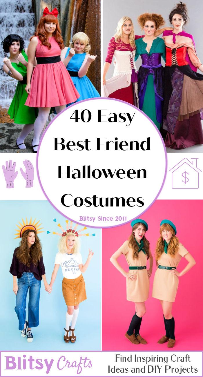 40 Best Friend Halloween Costumes - Easy Best Friend Halloween Costume Ideas